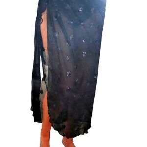 Sarong pareo cover-up - Black OS